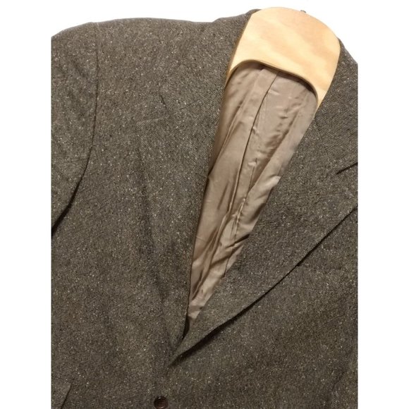 Chaps by Ralph Lauren Men's Brown Wool Jacket Blazer‎ Size 42 Tall - Picture 1 of 5